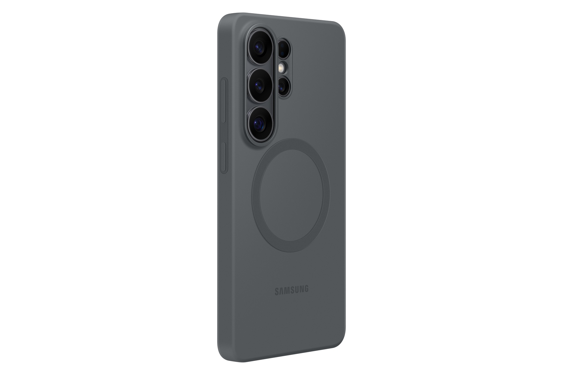 Galaxy S26 Ultra Силіконовий магнітний чохол Чорний