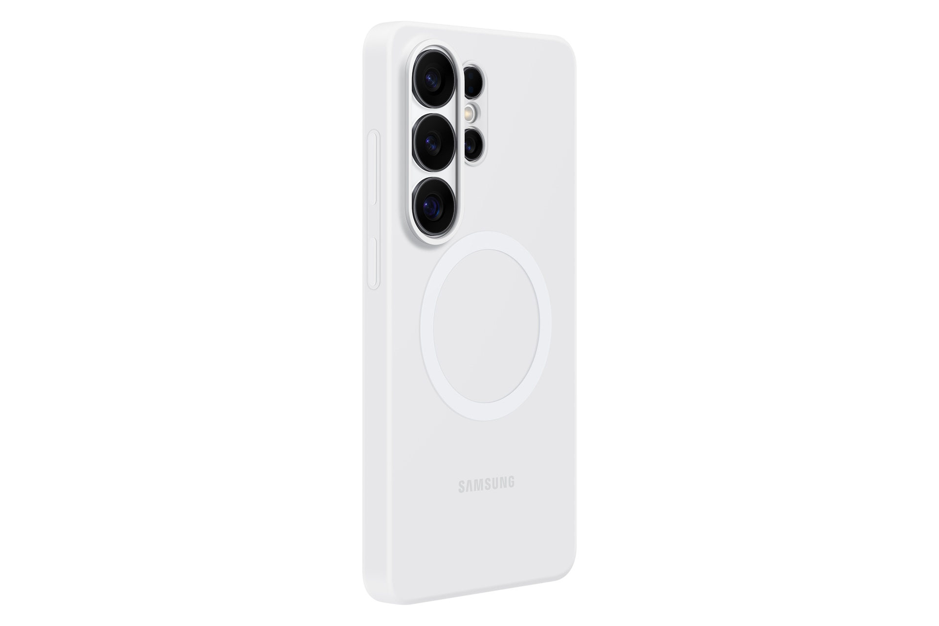 Galaxy S26 Ultra Силіконовий магнітний чохол Білий