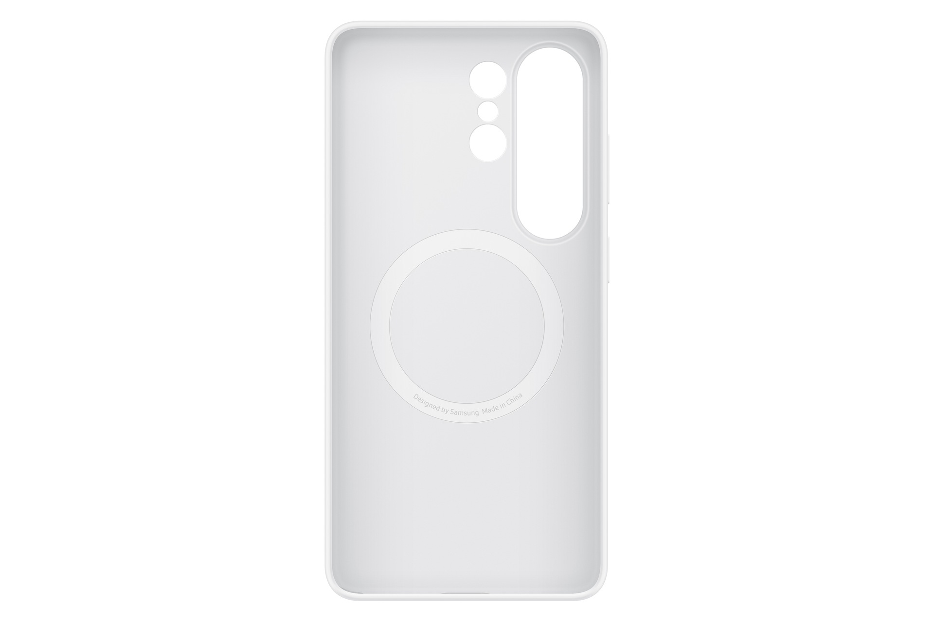 Galaxy S26 Ultra Силіконовий магнітний чохол Білий