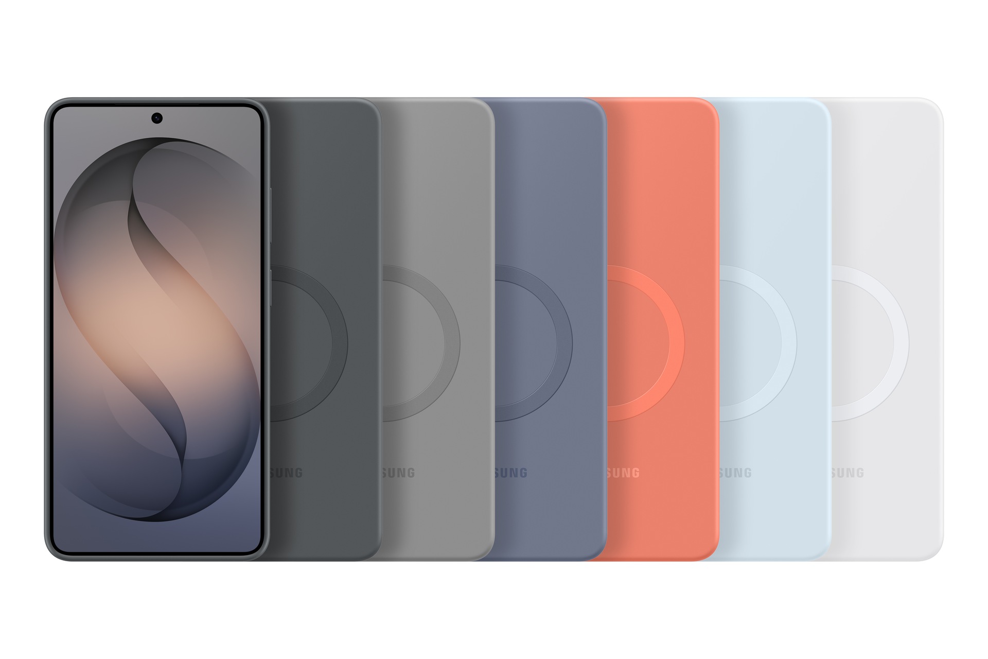 Galaxy S26 Ultra Силіконовий магнітний чохол Білий