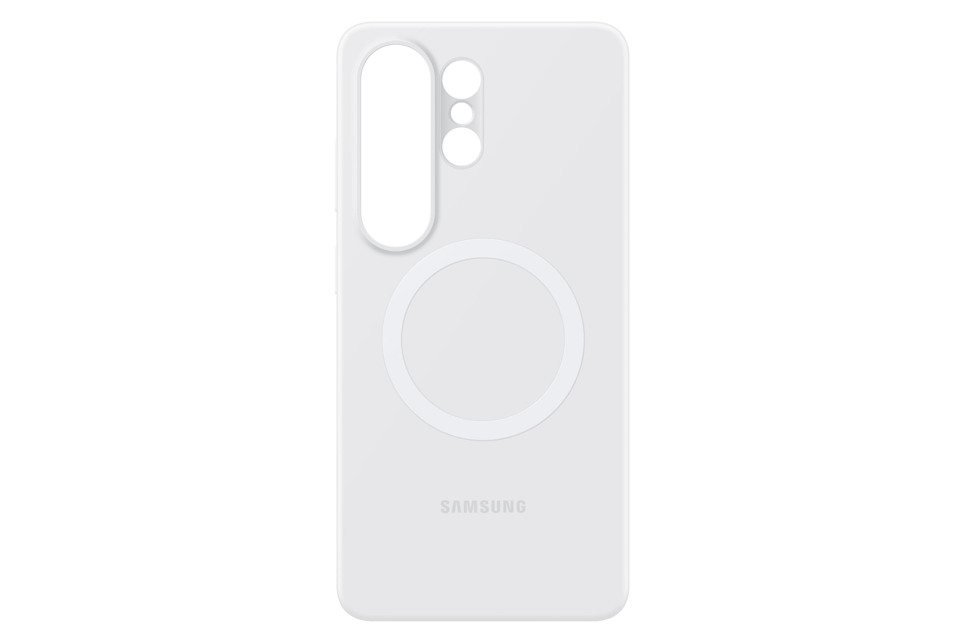Galaxy S26 Ultra Силіконовий магнітний чохол Білий