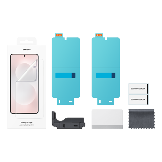Galaxy S25 Edge Anti-reflecting Film Set-Cut Transparent 