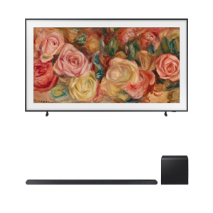 75'' The Frame LS03D QLED 4K (2024) із ультратонким саундбаром HW-S801D 3.1.2