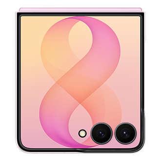 Galaxy Flip8 Clear Magnet Case Front Transparent 