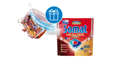Отримуйте запас засобів Somat у подарунок