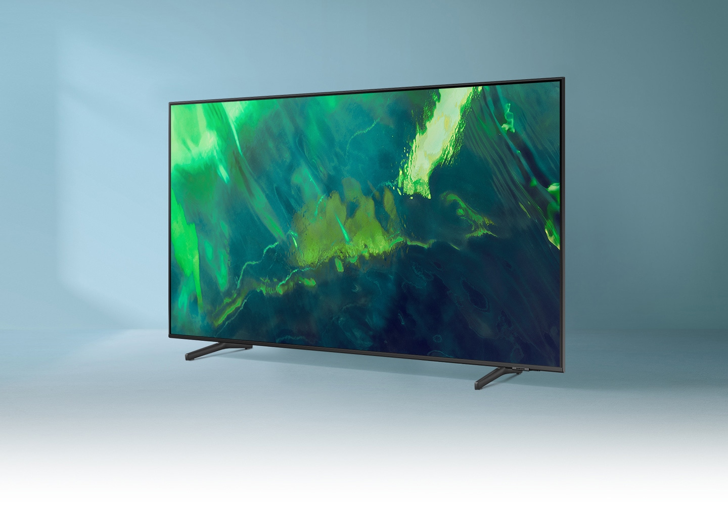 Q70A displays intricately blended color graphics which demonstrate long-lasting colors of Quantum Dot technology.
