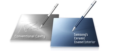 Зносостійкість та міцність керамічної емалі роблять її довговічним покриттям внутрішньої частини печі.  А ще вона не змінює свого кольору протягом довгих років експлуатації.