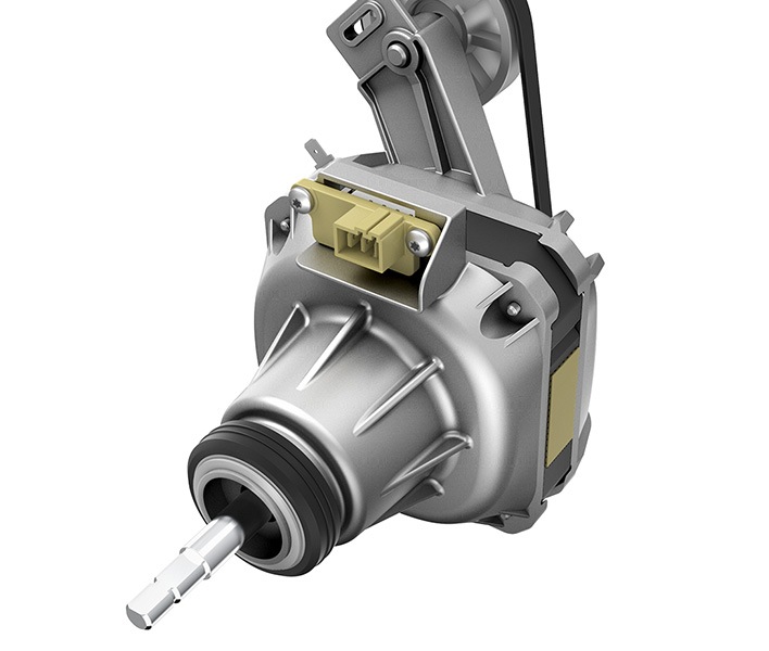The dryer motor with digital inverter technology.