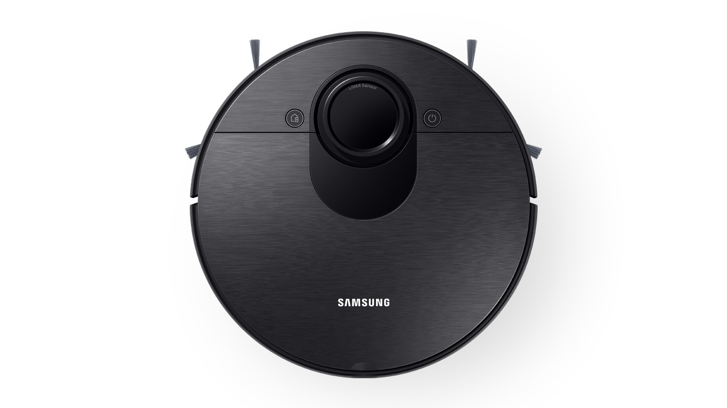 Il robot aspirapolvere VR7700 rimuove detriti come sporco, polvere e macchie con la sua funzione di lavaggio bagnato in un solo colpo.