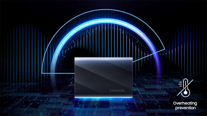 Зовнішній SSD накопичувач Samsung T9 1ТБ USB 3.2 Gen 2x2 (MU