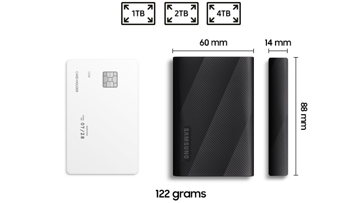 Зовнішній SSD накопичувач Samsung T9 4ТБ USB 3.2 Gen 2x2 (MU