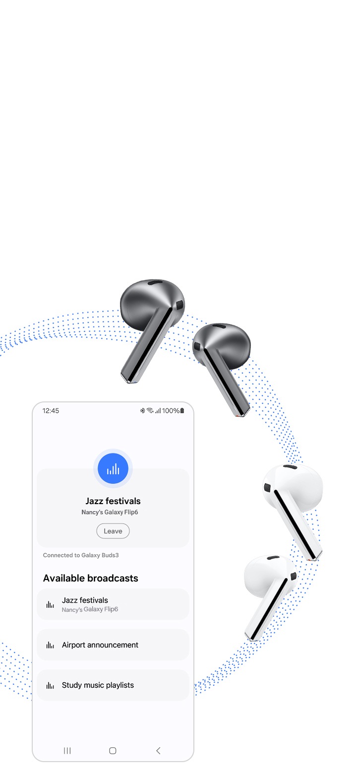 Бездротові навушники Samsung Galaxy Buds3 Білі (SM