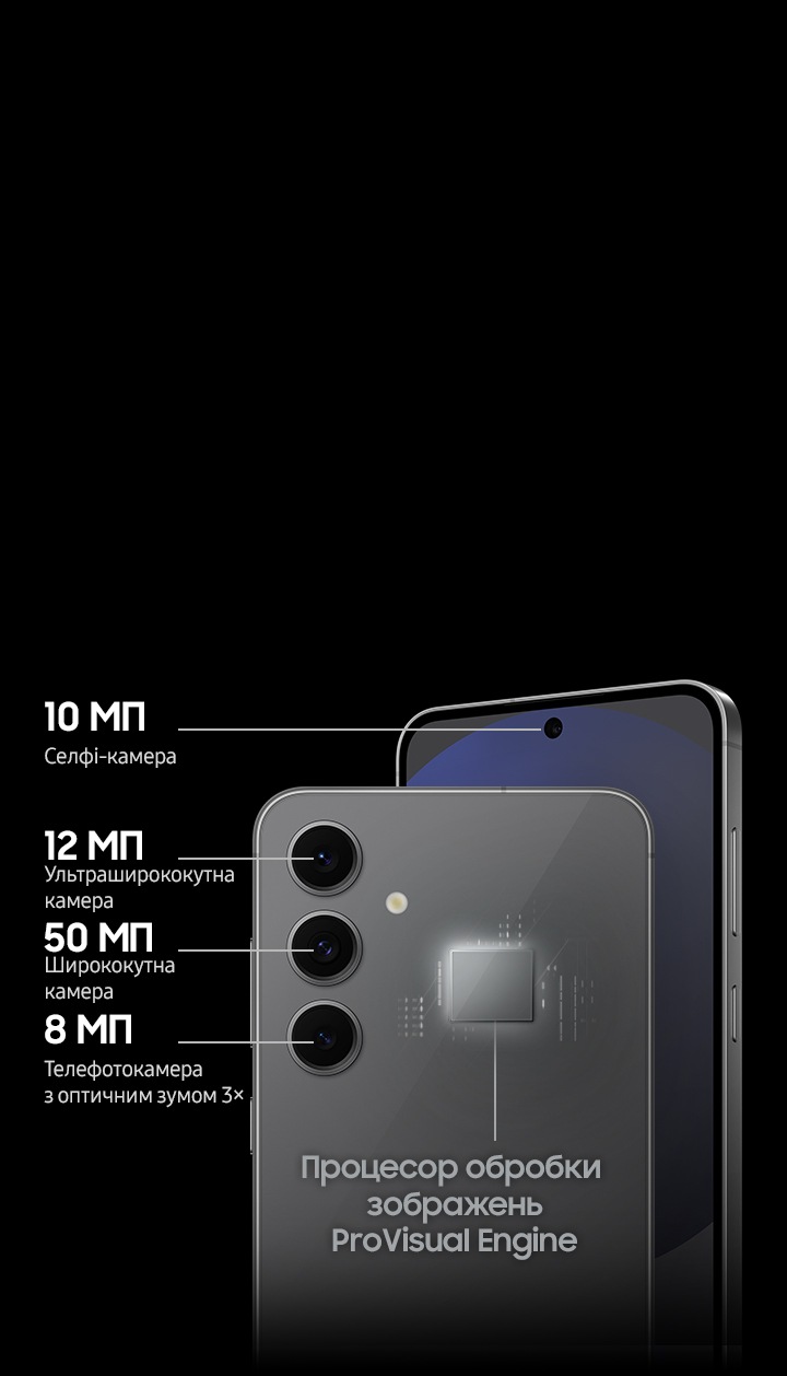 Смартфон Samsung Galaxy S24 FE 8/128ГБ Блакитний (SM-S721BLBDEUC