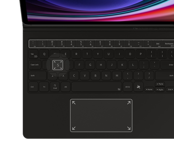 Galaxy Tab S9 Book Cover Keyboard — AI Key