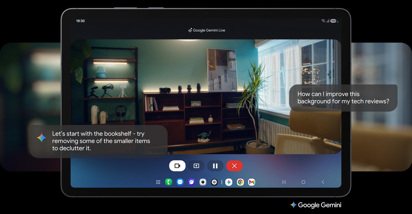 Спочатку у темряві показано силует Galaxy Tab S11 Ultra, а потім його показано під кутом, що відкриває фронтальний дисплей. Позаду з'являється другий планшет Tab S11 Ultra, показаний ззаду, підкреслюючи його витончений профіль.