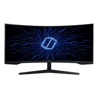 34" Odyssey Gaming G55T Monitor Front2 Black 