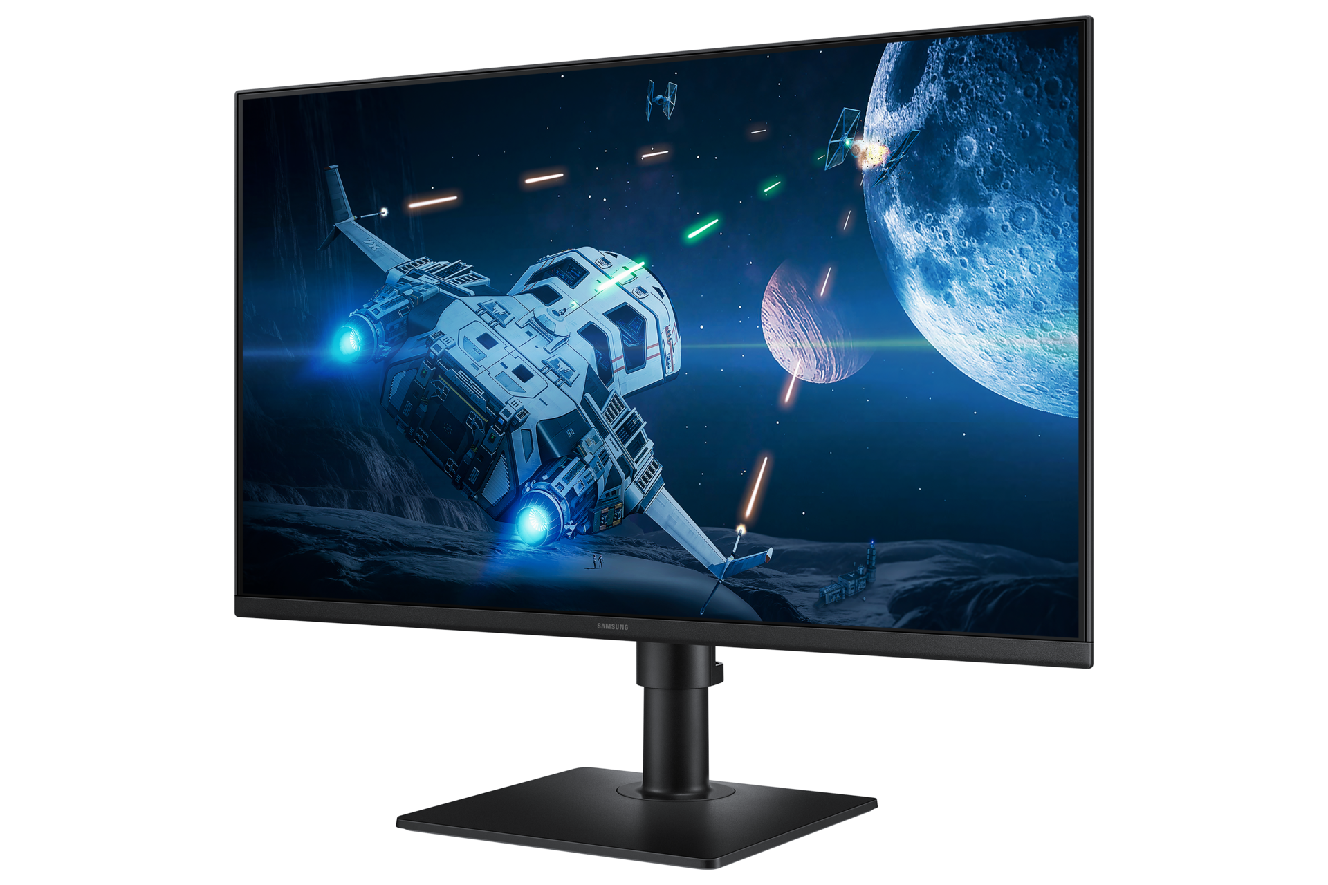 22"/24"/27" Essential Monitor S4 S40GD Full HD Monitor R-Perspective1 Black 