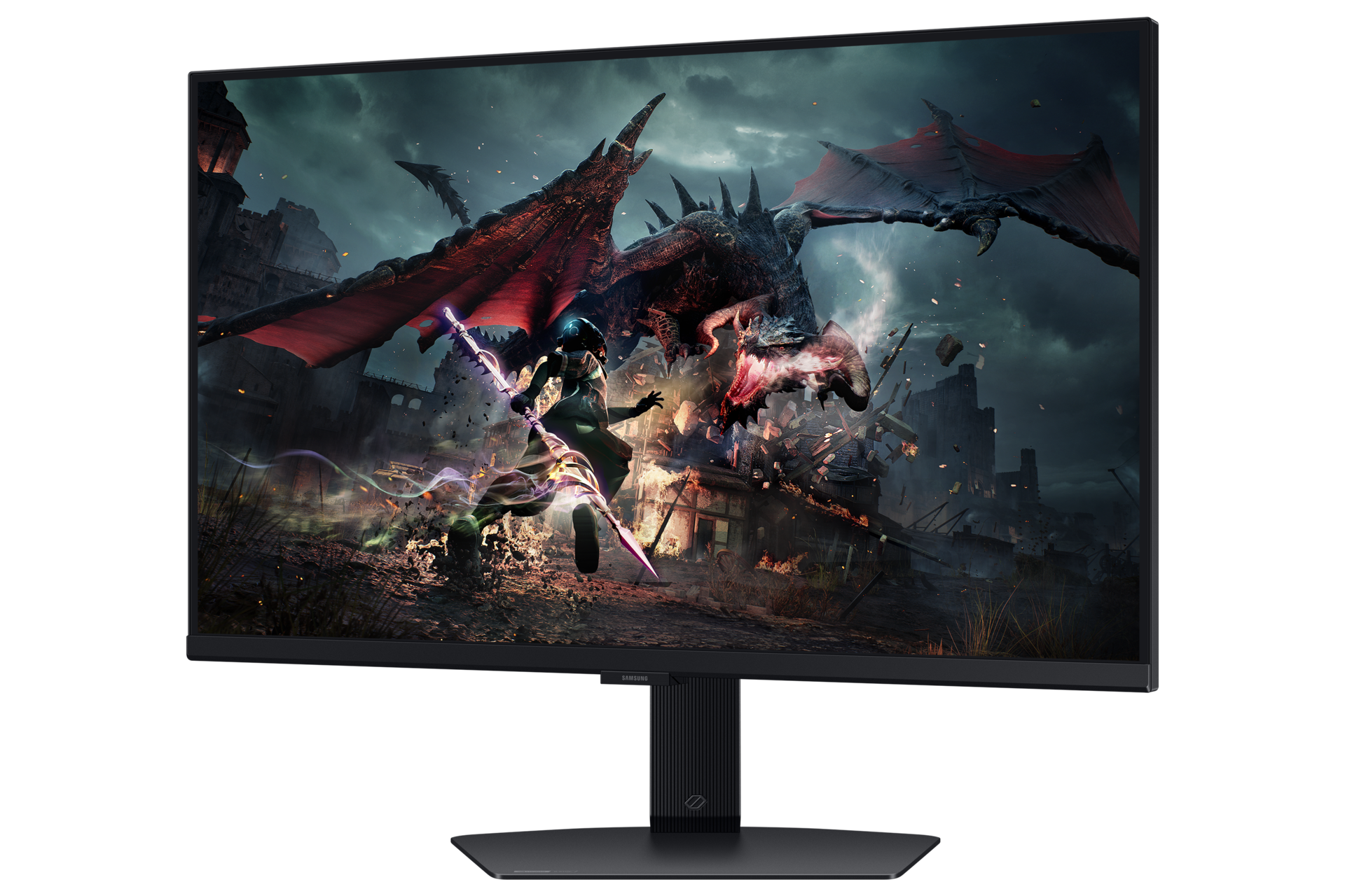 32"/27" Odyssey G5 G50D QHD 180Hz Gaming Monitor Swivel1 Black 