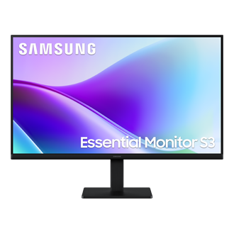 22"/24"/27" Essential Monitor S3 S32GF Full HD 120Hz Front2 Black 