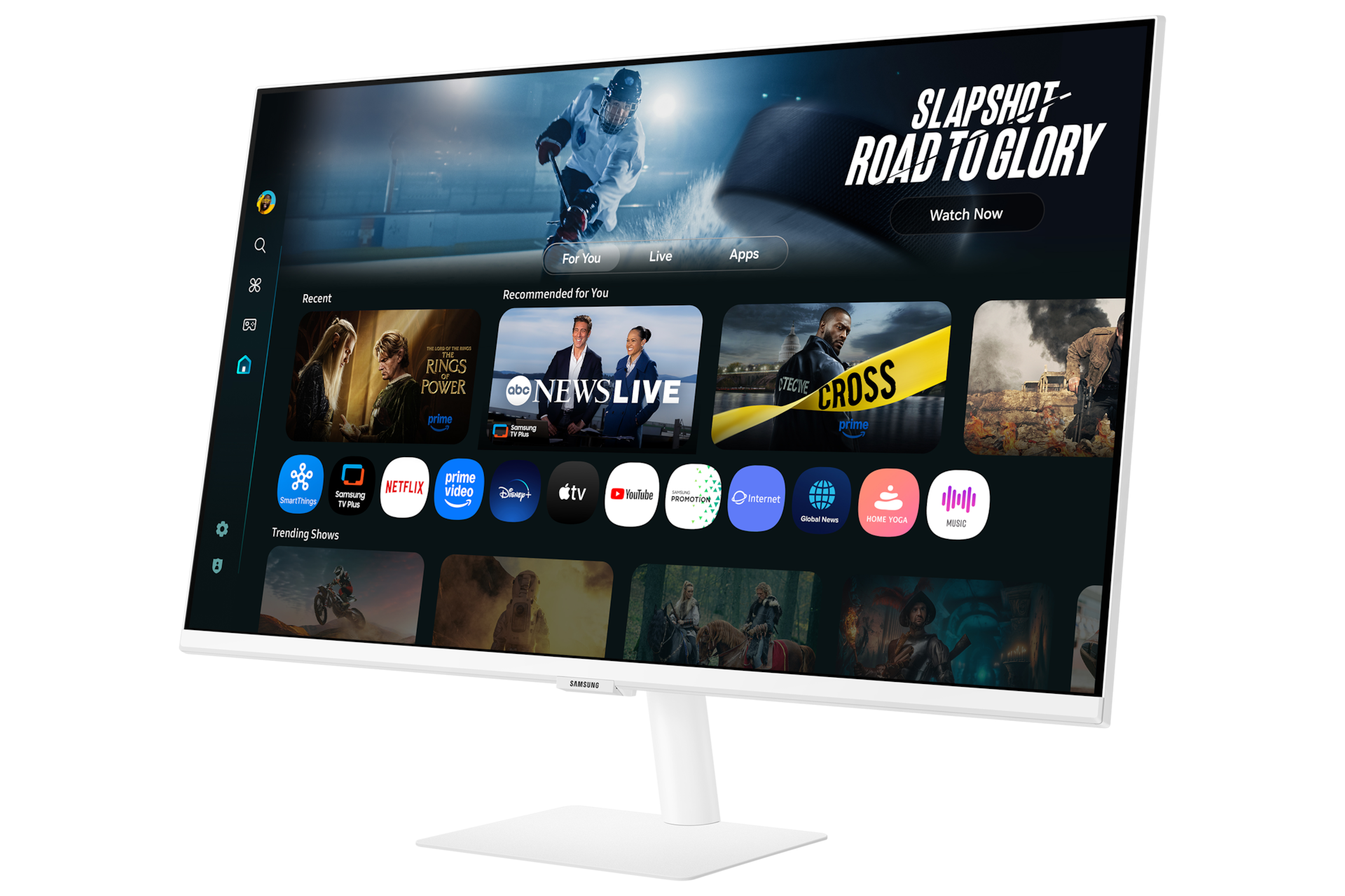32"  Smart M70F Monitor Low-Dynamic White 