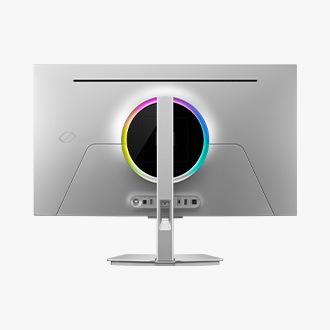 Вигляд ззаду на 32-дюймовий Samsung Odyssey OLED G8.