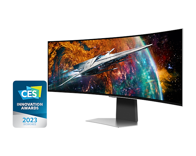 49" Odyssey OLED G9 G95SC (LS49CG954SIXUA) - front Silver