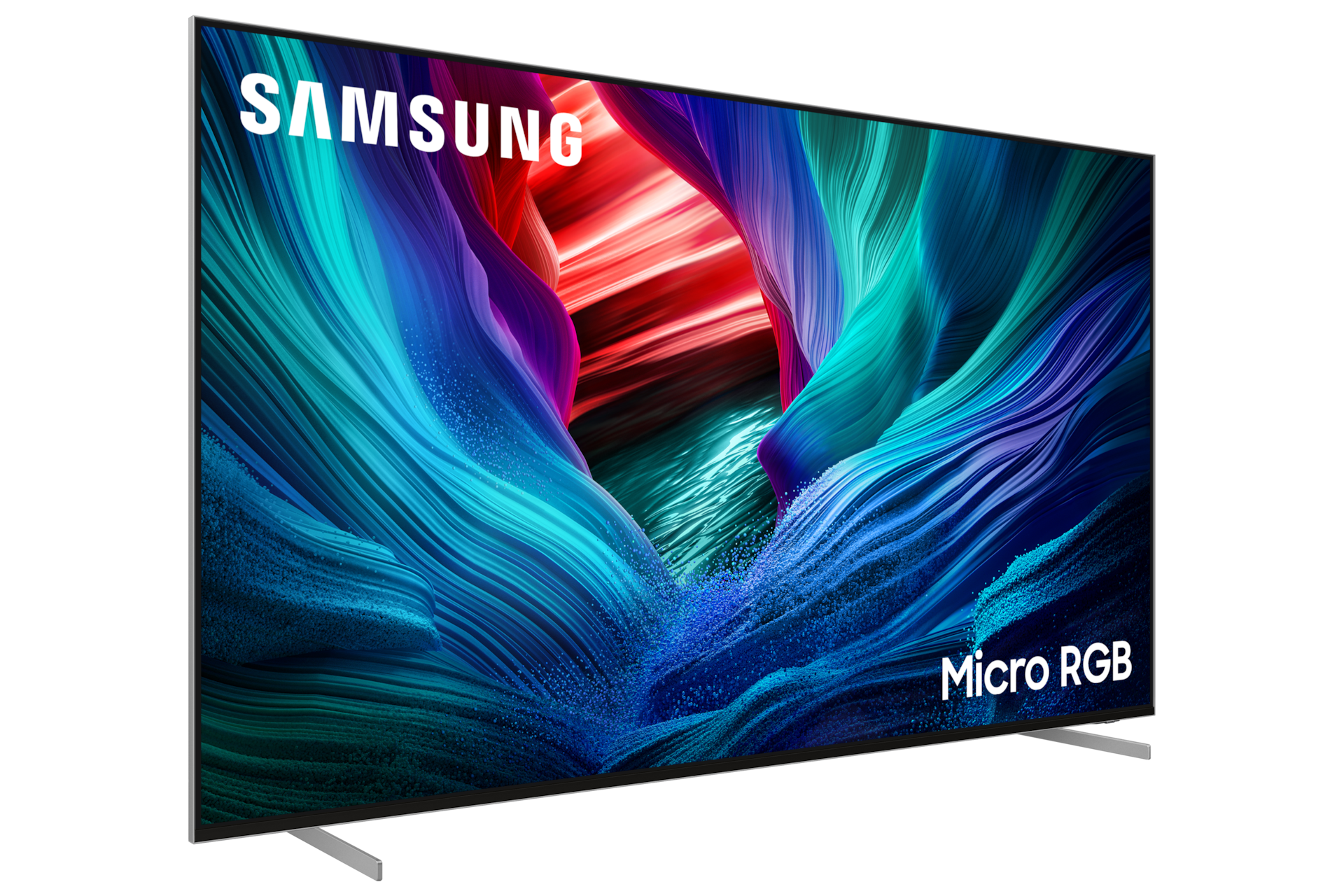 115" Micro RGB R95H 4K Samsung Vision AI Smart TV (2025) L-Perspective2 Silver 