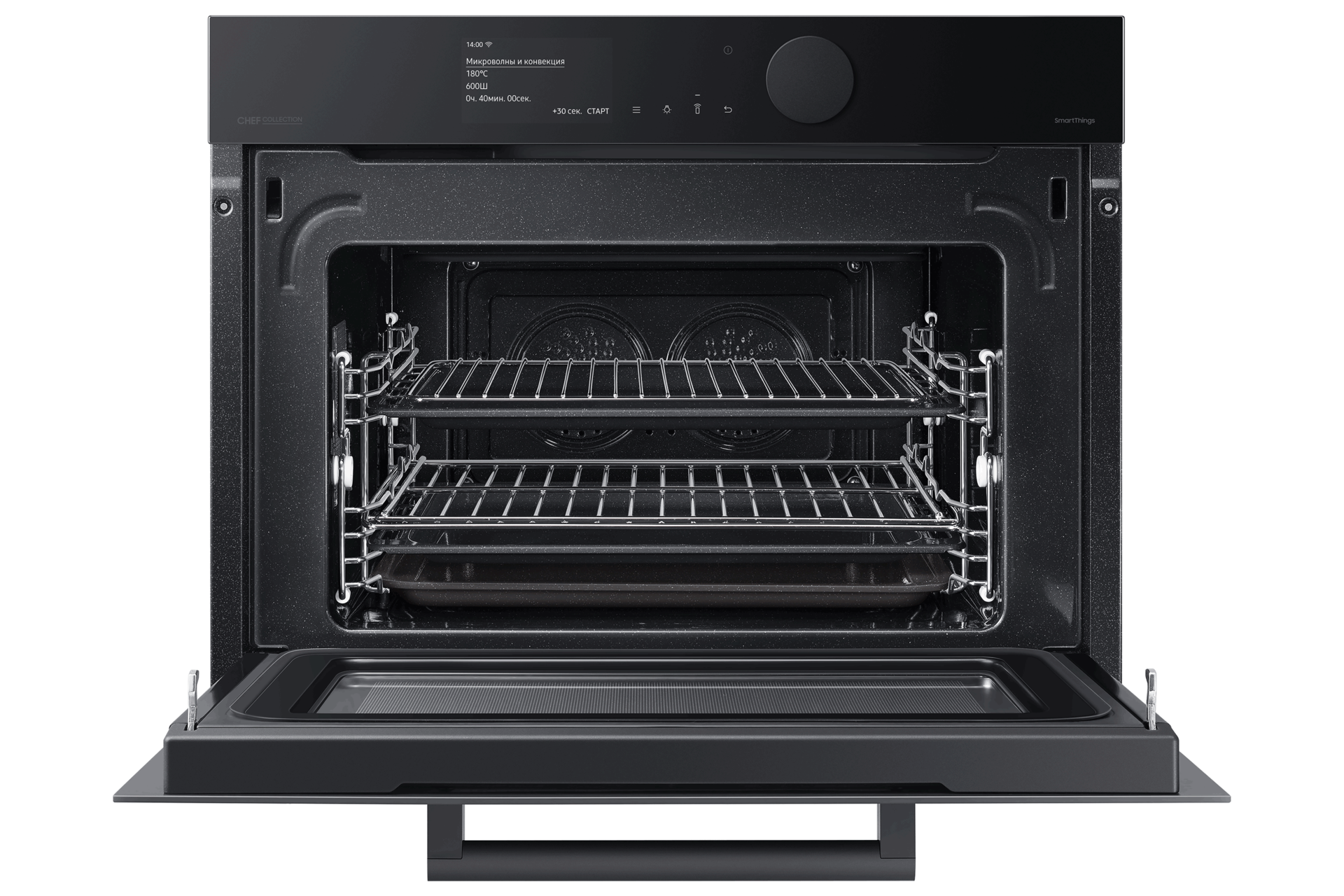 [Компактна духова шафа ÑQ50T9539B~D/WT із мікрохвильовою технологією, 50л - фото 3]