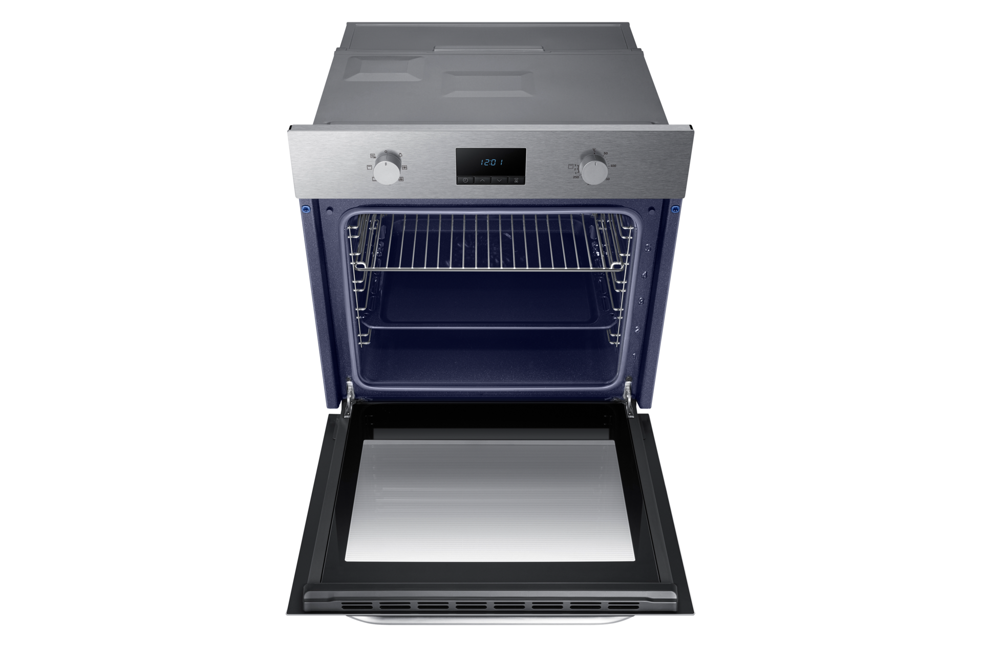 Духова шафа NV68R1310BS/WT з Dual Fan, 68л - фото front-over-open Black