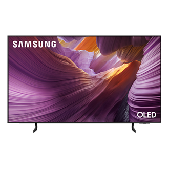 {size}" OLED S84F 4K Samsung Vision AI Smart TV (2025) Front2 Graphite 