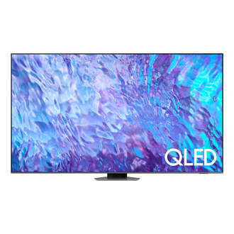 98" QLED 4K Q80C (2023) (QE98Q80CAUXUA) - front Silver