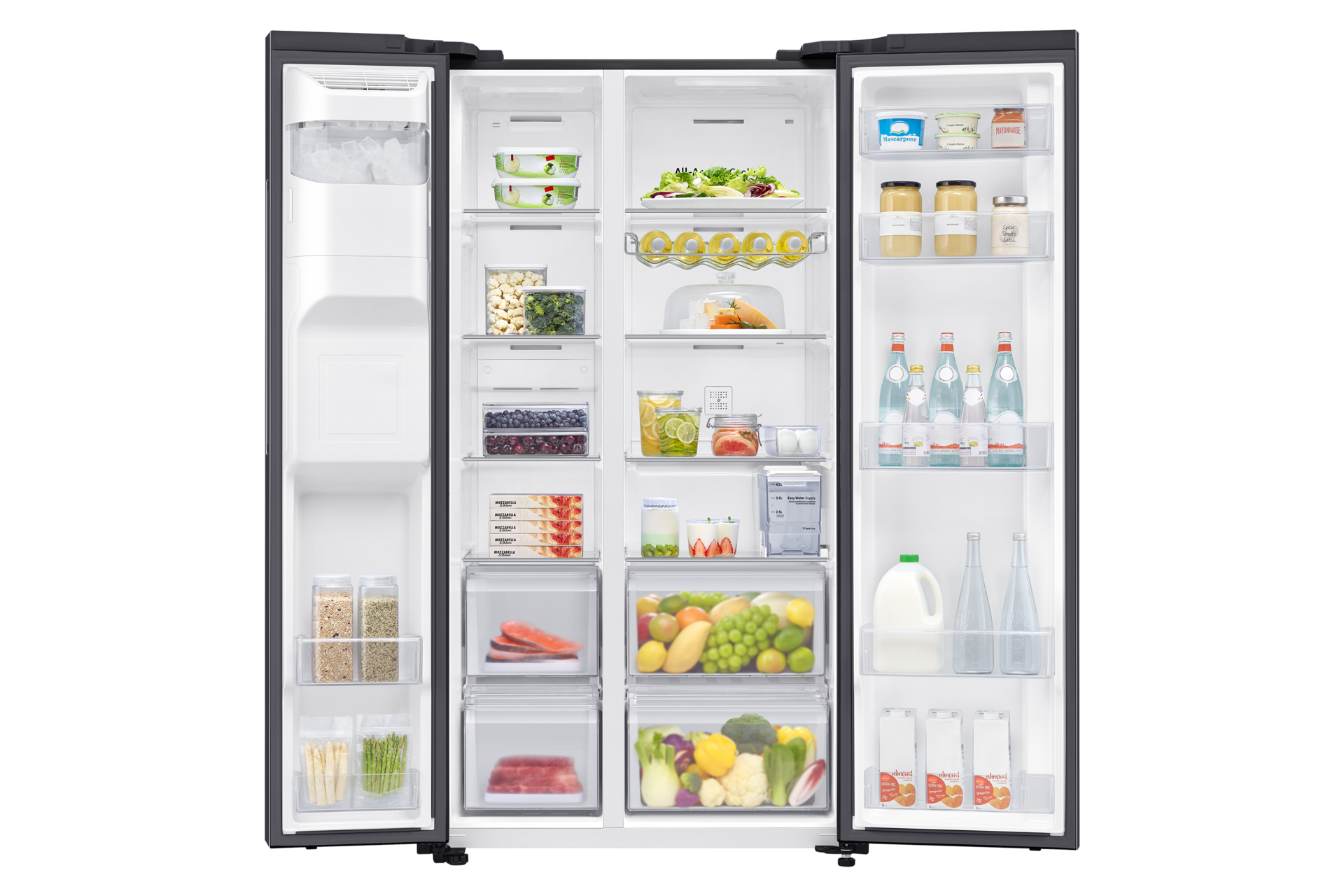 front-open-with-food Black