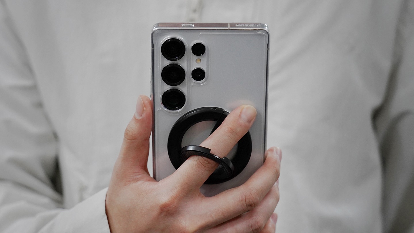 Подвійний магнітний тримач Dual Holder Чорний | Samsung Україна