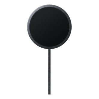 Magnet Wireless Charger Front Dark Gray 