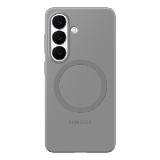 Galaxy S26 Silicone Magnet Case Front Gray 