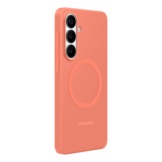 Galaxy S26+ Silicone Magnet Case Dynamic Coralred 