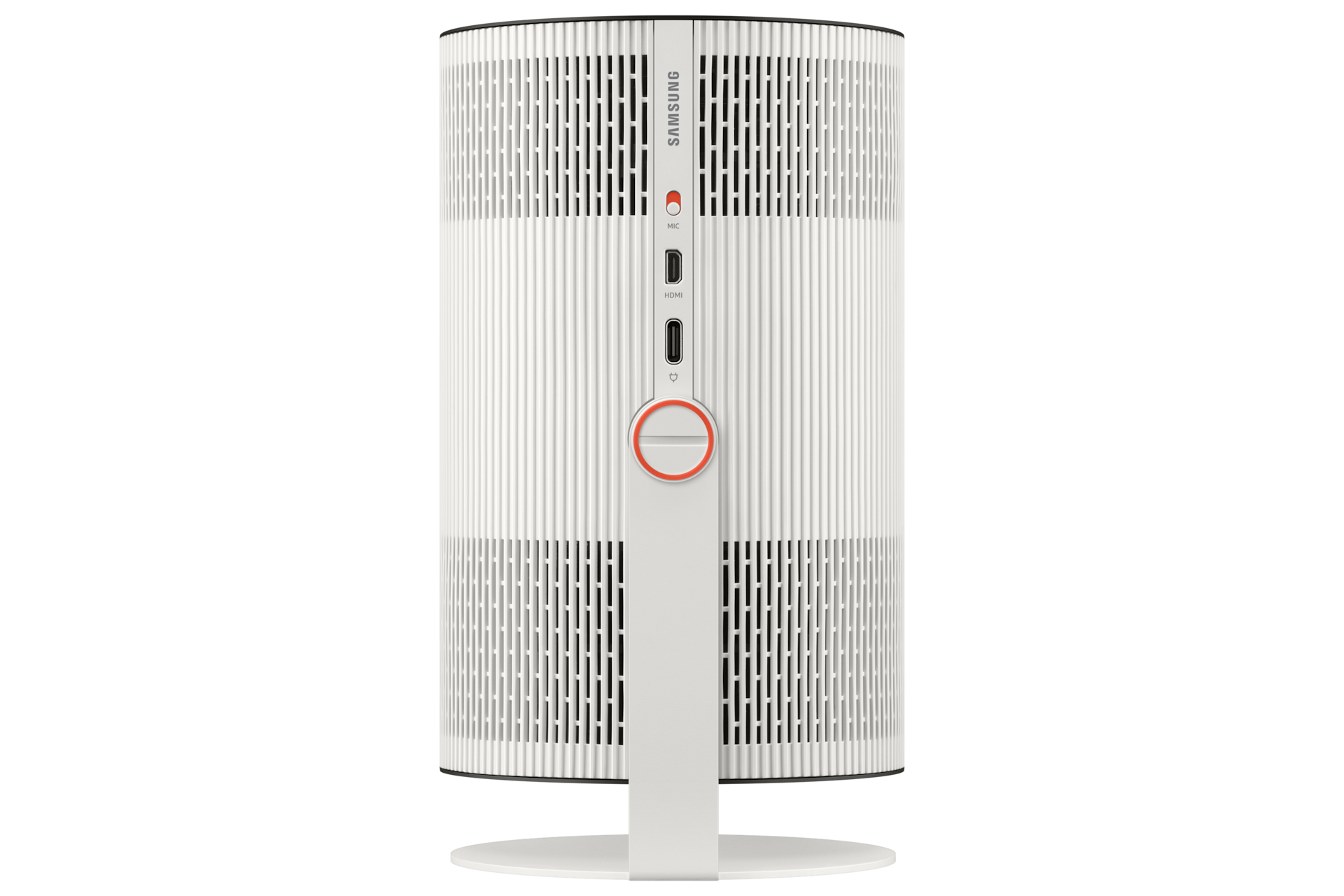 The Freestyle+ Full HD Portable Projector (2026) R-Side Ceramic White 