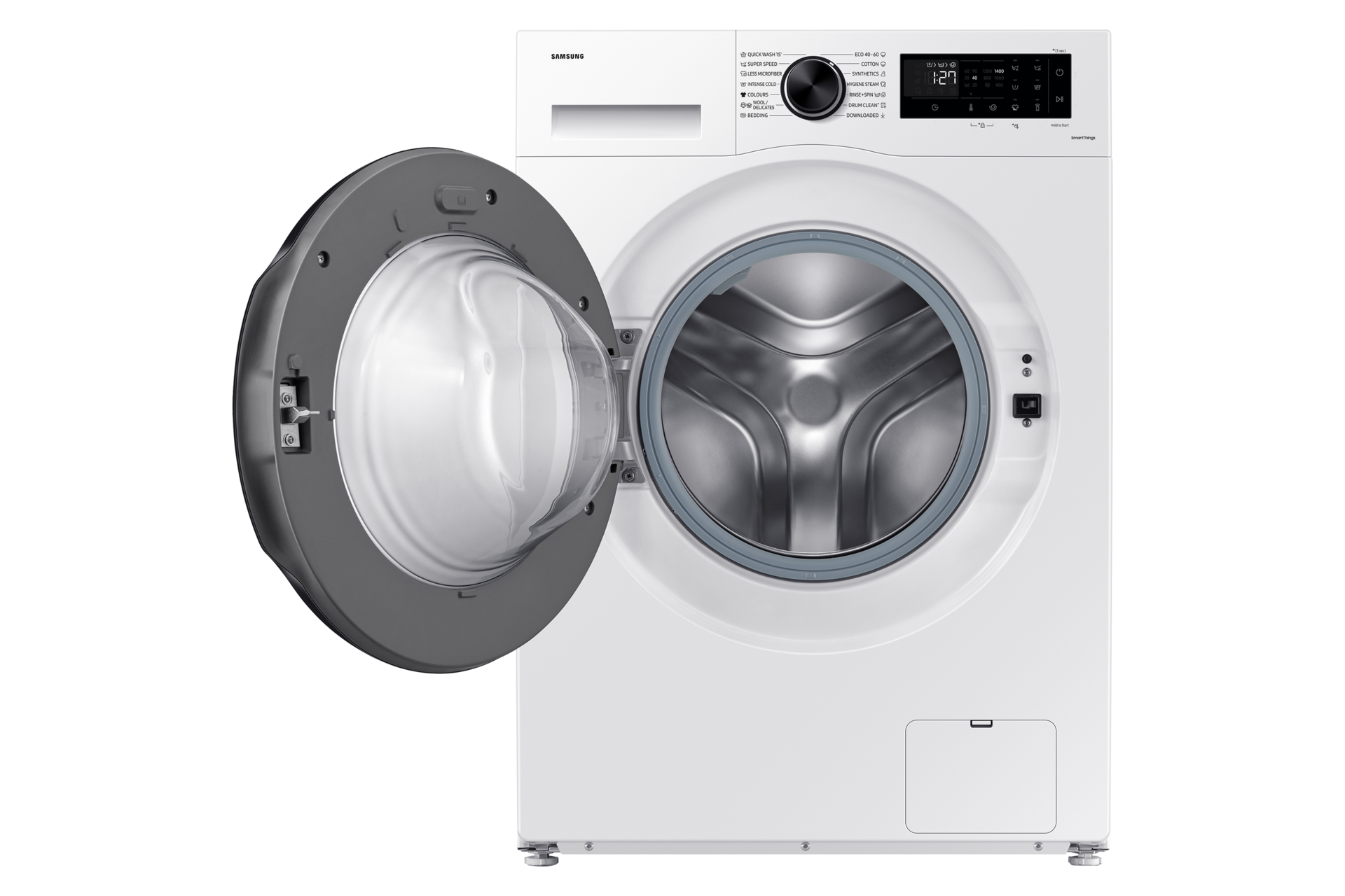 WW5000D FL Washer with SmartThings AI Energy Mode A-10% Extra Energy Efficiency 11kg Front-Open White 