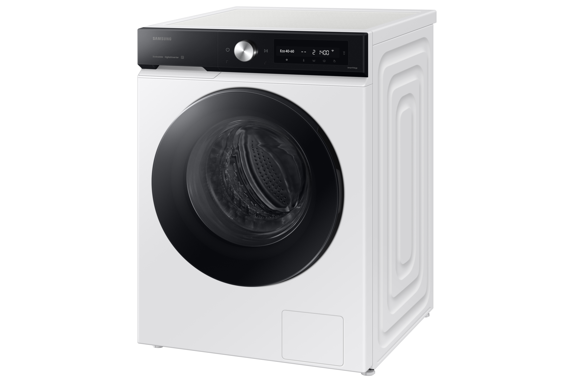 WW7400D FL Washer SmartThings AI Energy Mode and A-20% Extra Energy Efficiency 11kg R-Perspective White 