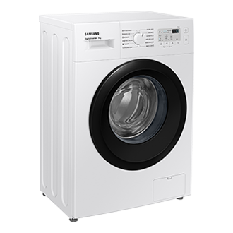 6kg WW3000AM Front loading Washer with Digital Inverter Technology and Hygiene Steam L-Perspective White 