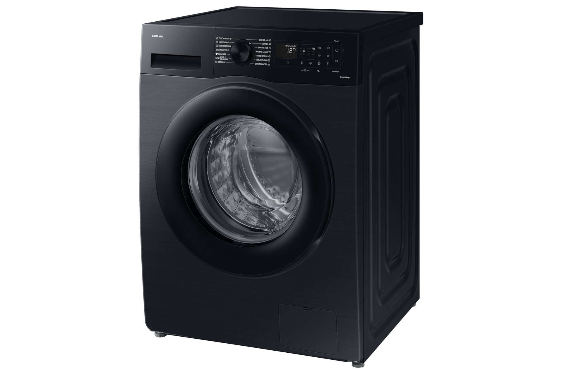 WW5000C Front load Washer with Ecobubble™ and SmartThings AI Energy Mode R-Perspective Black 