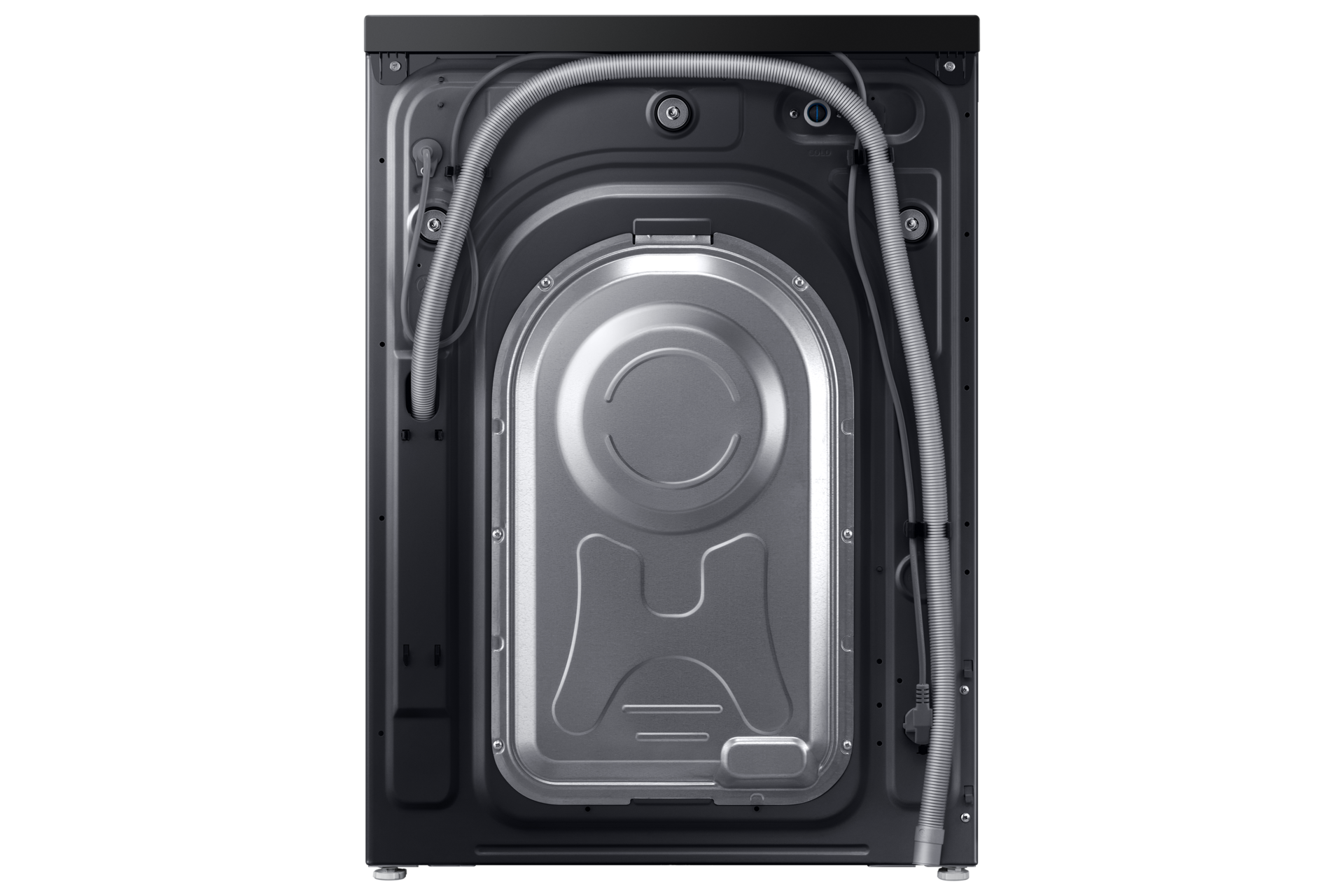 WW5000C Front load Washer with Ecobubble™ and SmartThings AI Energy Mode Back Black 