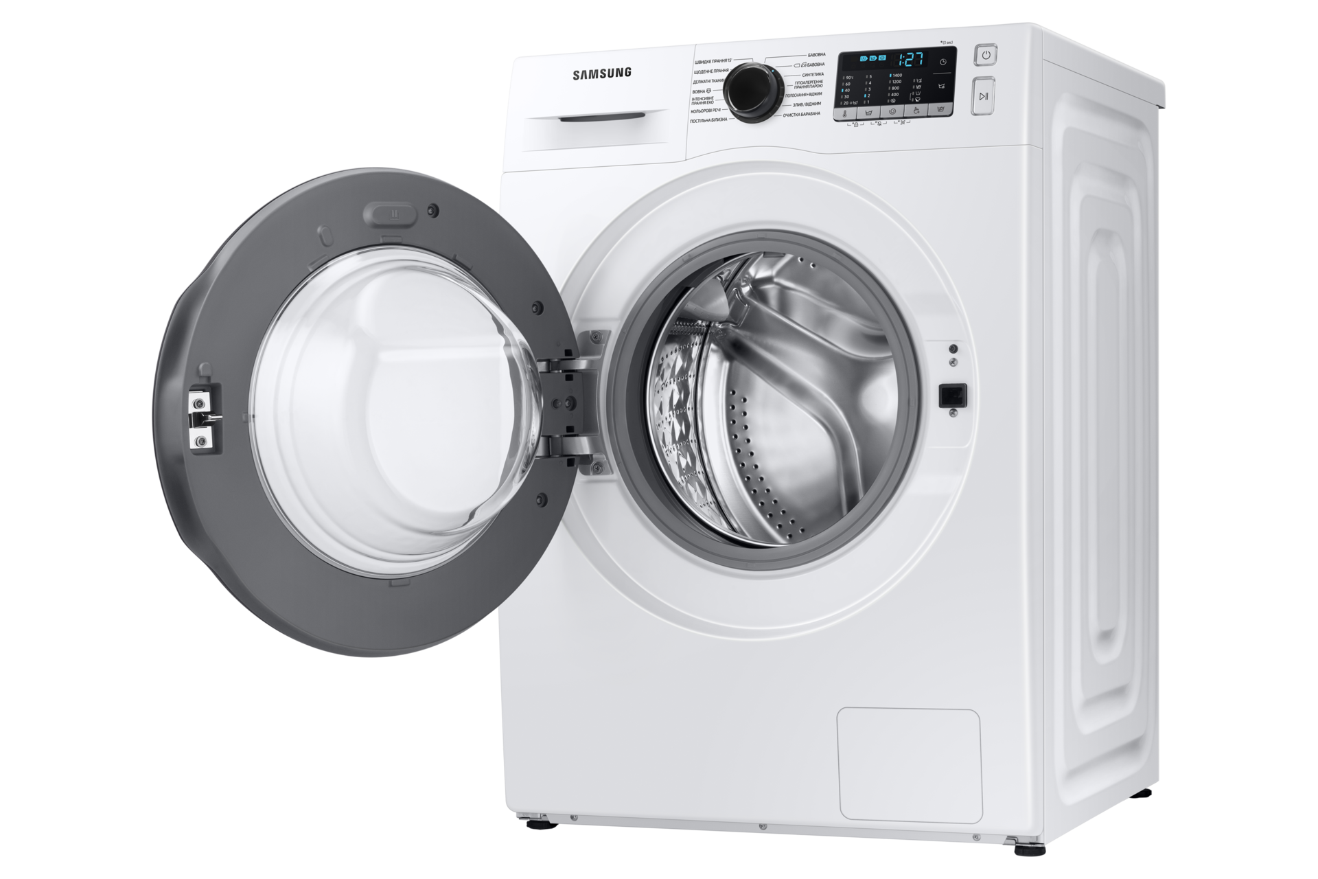 [Пральна машина WW90TÁ~047ÁÉ1ÚÁ~ з Écó B~úbbl~é - фото r-pé~rspé~ctív~é-ópé~ñ Whí~té]