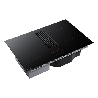 Cooktop Extractor Induction Hob and Anti Scratched Glass . Furniture-Combination Black 