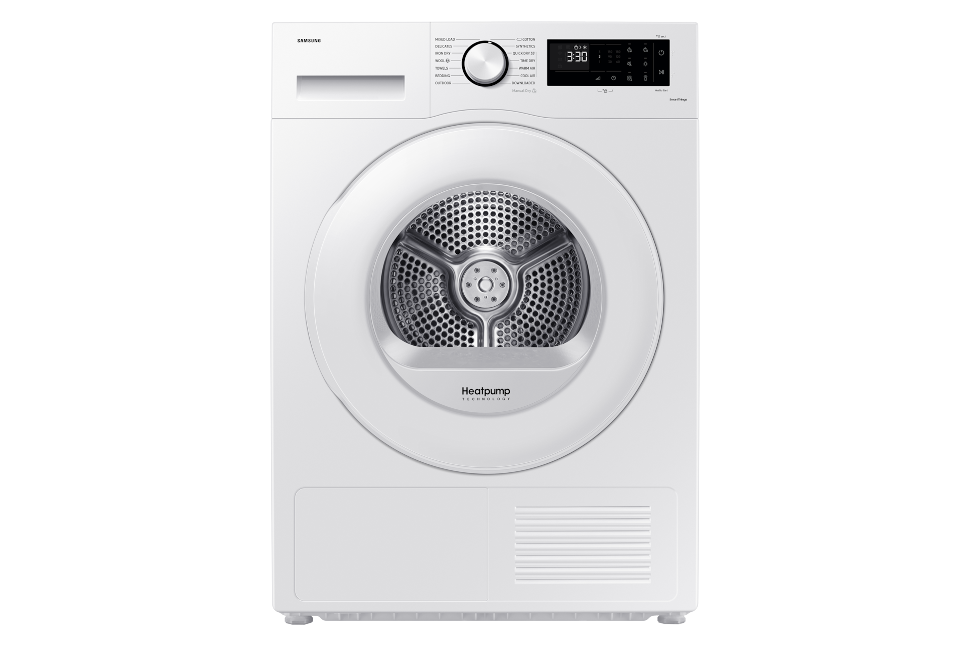 Samsung DV90CGC0A0TEET Crystal Ecodry Sèche-linge pompe à chaleur cm. 60 -  capacité 9 kg - blanc