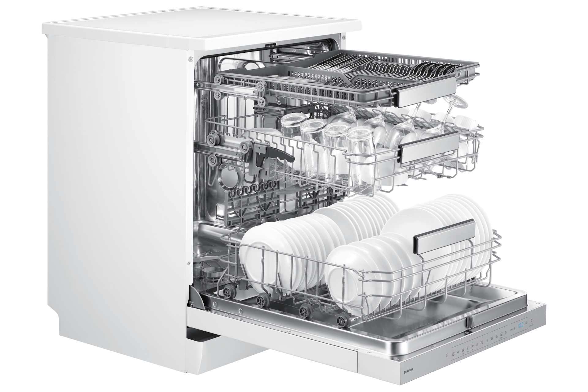 Freestanding Dishwasher Series 7 AutoRelease™ 14 Place Settings Dynamic1 White 