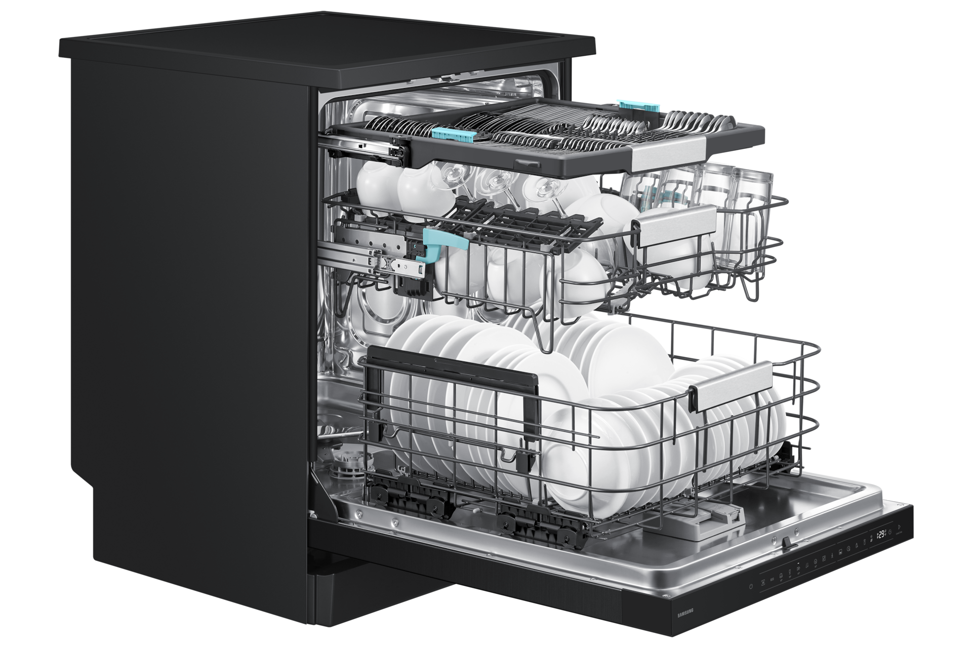Freestanding Dishwasher Series 8 WaterJet Clean™ 14 Place Settings Dynamic1 Black 