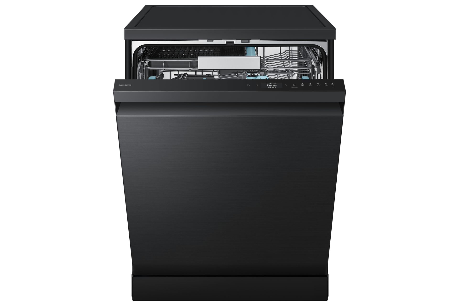 DW90H/24 Freestanding Dishwasher Energy Efficiency and AI Wash ⠀ Front-Open Black 