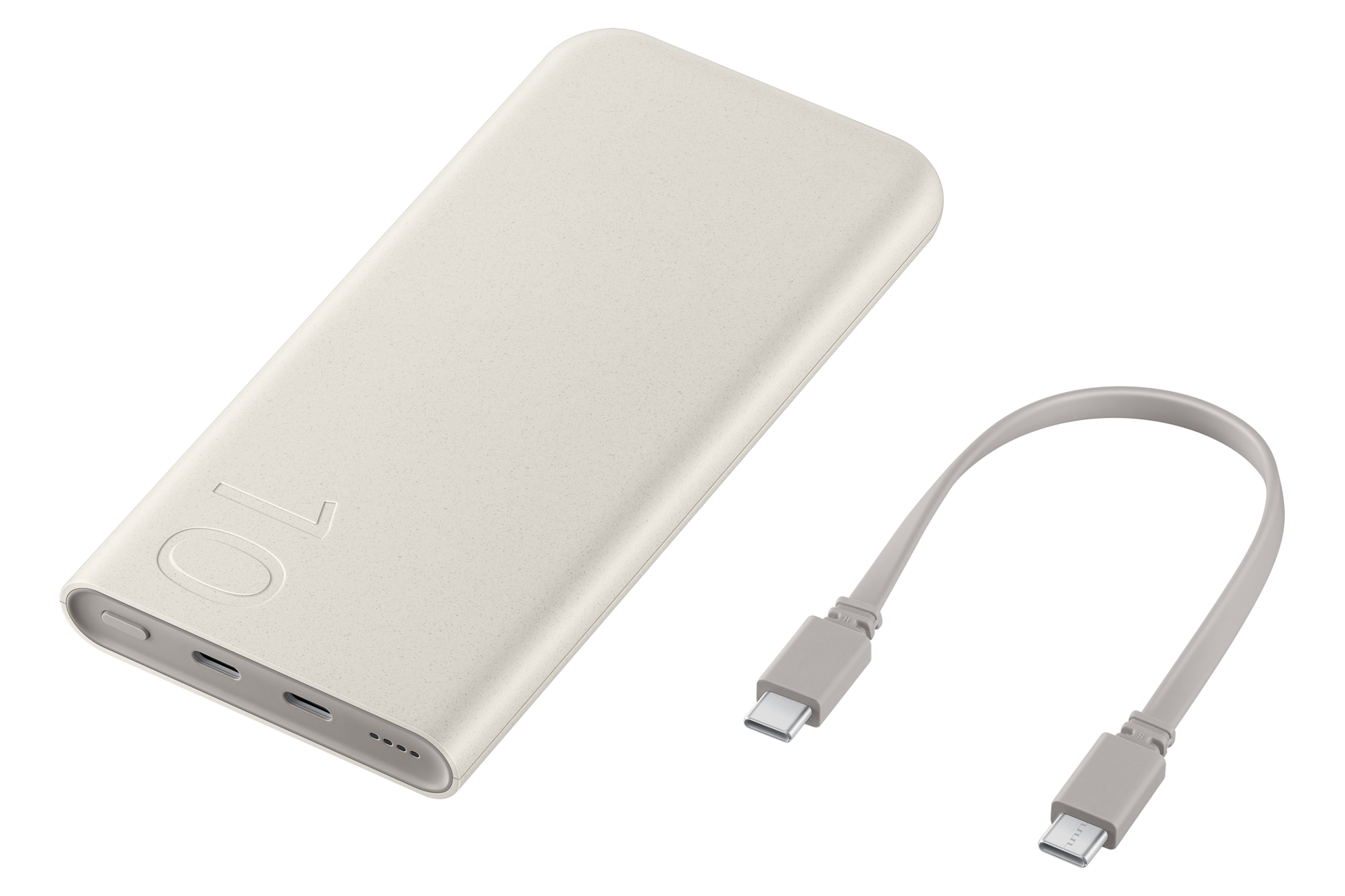 10,000 mAh Battery Pack (25W Super Fast Charging) Set Beige 