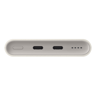 10,000 mAh Battery Pack (25W Super Fast Charging) Top Beige 